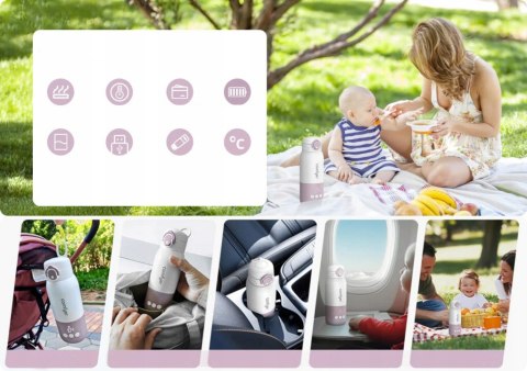 Comfyer Baby Przenośny Podgrzewacz Do Mleka I Butelek Bezprzewodowy Usb