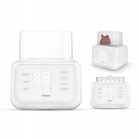 Podgrzewacz Do Butelek Mleka Dla Dziecka Sterylizator 4W1 Lcd