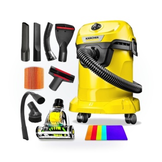 Bezworkowy Odkurzacz Wd3 Karcher Komplet Ssawek Turboszczotka Zestaw Pro Xl