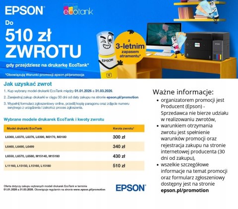 Do Domu Biura I Druku W Formacie A4 Ogranicz Koszty O 95%* Szybkość Druku Iso / Iec 24734