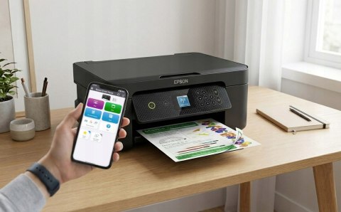 Drukarka Epson Xp-3205 Wifi Duplex Atramentowa 3W1 Lcd Kompaktowa