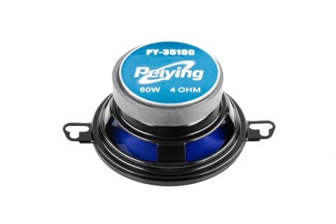 Głośniki samochodowe Peiying PY-3510C, 3,2 cala, 2-drożne, maks. 60 W, 4 Ω, komplet