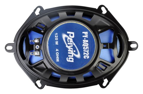 Głośniki samochodowe Peiying PY-AQ572C, 5 × 7 cali, 3-drożne, maks. 120 W, 4 Ω, komplet