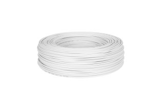 Kabel koncentryczny Cabletech R-TV RG-59 KAB0026F, rolka 200 m, biały, miedziana żyła 0,75 mm, średnica 5,7 mm