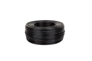 Kabel koncentryczny Cabletech RG-58U KAB0025, 50 Ω, rolka 100 m, miedziana żyła, ekran AL, średnica 5 mm