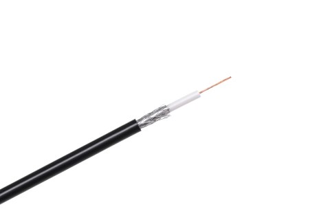 Kabel koncentryczny Cabletech RG-58U KAB0025, 50 Ω, rolka 100 m, miedziana żyła, ekran AL, średnica 5 mm