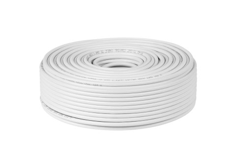 Kabel koncentryczny Cabletech SAT9590 KAB0008, rolka 100 m, żyła miedziana 1 mm, średnica 7 mm