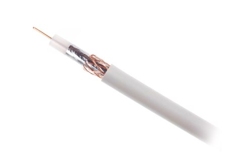 Kabel koncentryczny Elektrokabel YWDXpek K-100, biały, 100 m