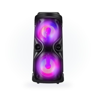 Kolumna 750W Głośnik Bezprzewodowy Boombox Odtwarzacz Mp3 Karaoke Radio Led