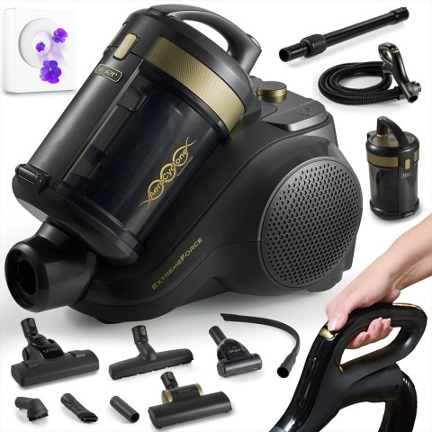 Odkurzacz bezworkowy YOER ExtremeForce VC02G 900 W HEPA 10 pilot 7 nasadek 2,2 L