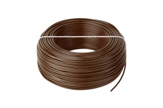 Przewód Elektrokabel LgY 1 x 0,75 mm² H05V-K, brązowy, 100 m