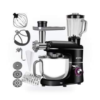 Robot Planetarny Kuchenny 3W1 Mikser Wielofunkcyjny Duży 2200W 6,2L Blender