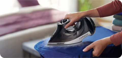 Żelazko Bezprzewodowe Krumad 2600W Ceramiczne Parowe 330Ml Pro Anti-Drip