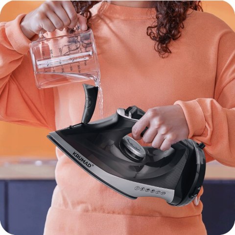 Żelazko Bezprzewodowe Krumad 2600W Ceramiczne Parowe 330Ml Pro Anti-Drip