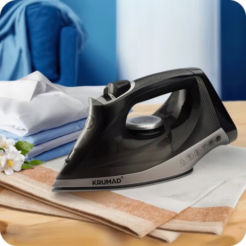 Żelazko Bezprzewodowe Krumad 2600W Ceramiczne Parowe 330Ml Pro Anti-Drip