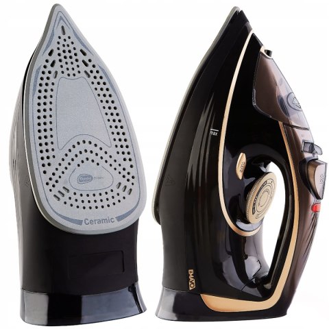 Żelazko Parowe 3000W Ceramiczne 9W1 Anti Drip Auto Stop Strażak
