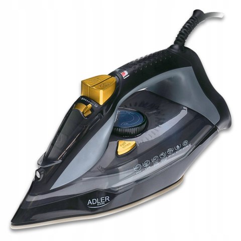Żelazko Parowe Adler Ręczne Strażak 3000W Ceramic Anti Drip Anti Calc Pro