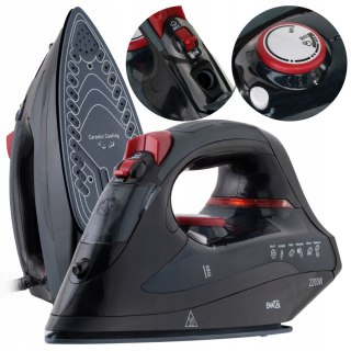 Żelazko Parowe Ceramiczne 2200W 9W1 Anti Calc Drip Auto Stop