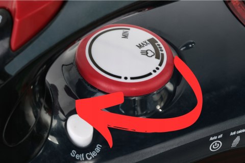 Żelazko Parowe Ceramiczne 2200W 9W1 Anti Calc Drip Auto Stop