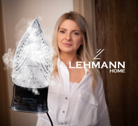 Żelazko Parowe Lehmann Strokkur V2 3000W Ceramiczne Anti Drip Strażak