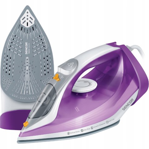 Żelazko Parowe Sencor Ssi 5800Vt 2400W Ceramiczne 260Ml Auto Stop Anti-Drip