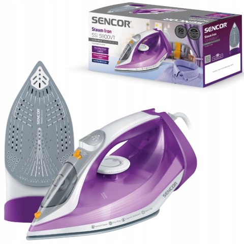 Żelazko Parowe Sencor Ssi 5800Vt 2400W Ceramiczne 260Ml Auto Stop Anti-Drip