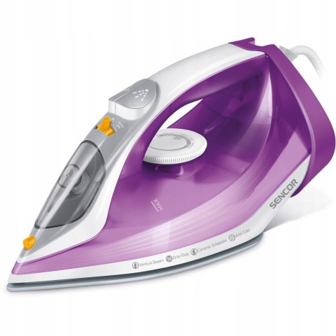 Żelazko Parowe Sencor Ssi 5800Vt 2400W Ceramiczne 260Ml Auto Stop Anti-Drip