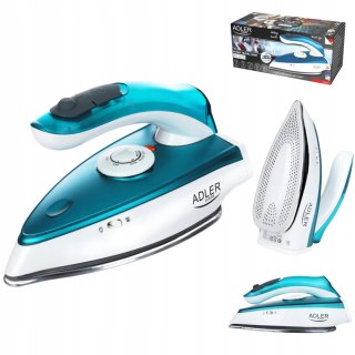 Żelazko Turystyczne Adler 1700W Parowe Składane Steel Sole Compact Pro