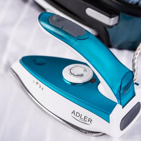 Żelazko Turystyczne Adler 1700W Parowe Składane Steel Sole Compact Pro