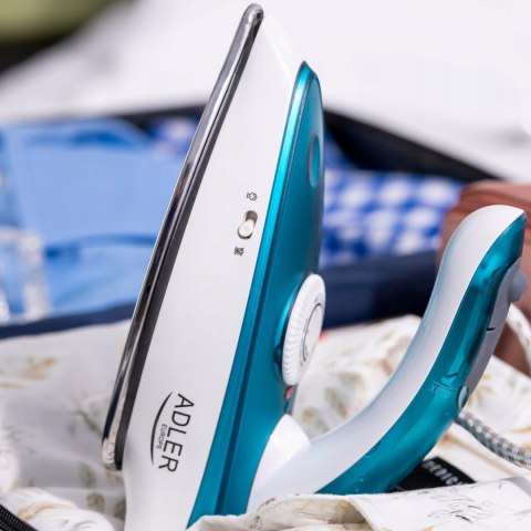 Żelazko Turystyczne Adler 1700W Parowe Składane Steel Sole Compact Pro