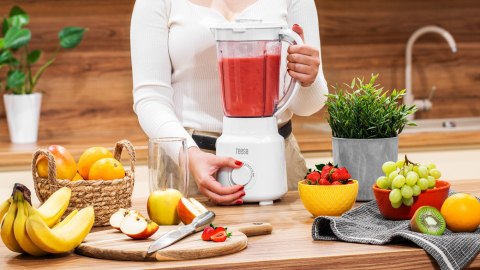 Blender kielichowy Teesa TSA3542W, 500 W, 1,5 l, biały, 2 prędkości i tryb pulsacyjny
