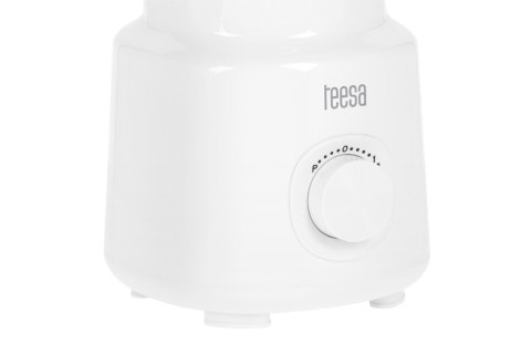 Blender kielichowy Teesa TSA3542W, 500 W, 1,5 l, biały, 2 prędkości i tryb pulsacyjny