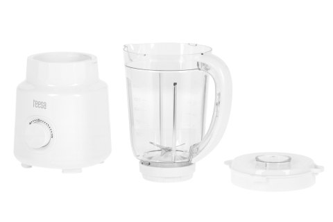Blender kielichowy Teesa TSA3542W, 500 W, 1,5 l, biały, 2 prędkości i tryb pulsacyjny