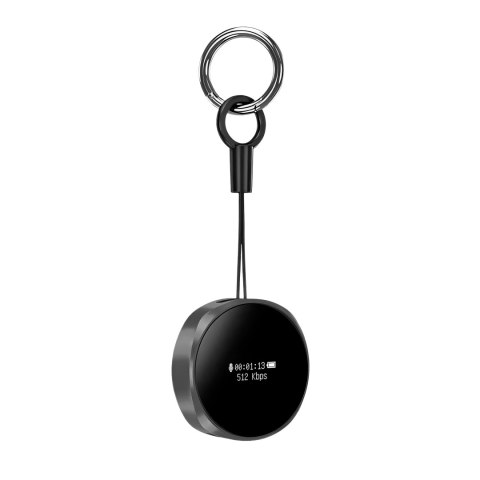 Dyktafon cyfrowy Krüger&Matz KM0952, 8 GB, WAV, OLED, aktywacja głosowa i pilot przewodowy