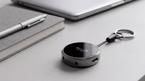 Dyktafon cyfrowy Krüger&Matz KM0952, 8 GB, WAV, OLED, aktywacja głosowa i pilot przewodowy
