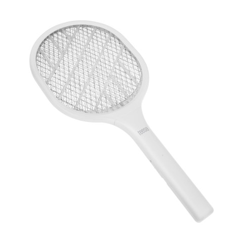 Elektryczna łapka i lampka na owady Teesa TSA0212 2w1, UV 395 nm, akumulator 1200 mAh, USB-C, biała