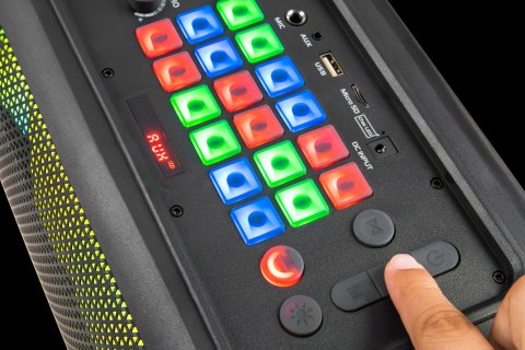 Głośnik Bluetooth Krüger&Matz Music Box Party DJ KM0560, 30 W, mikrofon bezprzewodowy, RGB i TWS