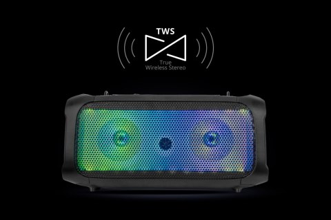 Głośnik Bluetooth Krüger&Matz Music Box Party DJ KM0560, 30 W, mikrofon bezprzewodowy, RGB i TWS