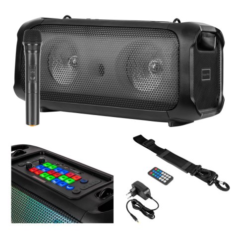 Głośnik Bluetooth Krüger&Matz Music Box Party DJ KM0560, 30 W, mikrofon bezprzewodowy, RGB i TWS