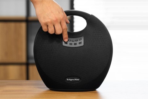 Głośnik Bluetooth Krüger&Matz Spiral KM0562, 36 W, IPX4, TWS, AUX i pilot zdalnego sterowania