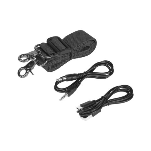 Głośnik Bluetooth Krüger&Matz Street XL KM0566, czarny, 30 W, IPX5, RGB, FM i TWS