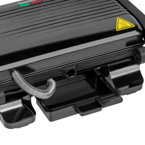 Grill elektryczny Teesa TSA3234, 1000 W, do panini, 3 pozycje grillowania, tacka ociekowa