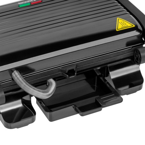 Grill elektryczny Teesa TSA3234, 1000 W, do panini, 3 pozycje grillowania, tacka ociekowa