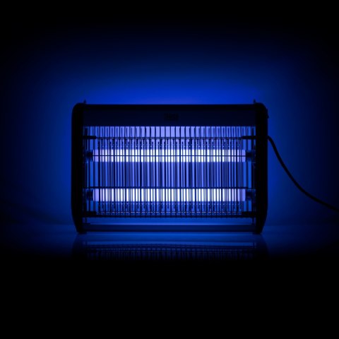 Lampa owadobójcza UV Teesa TSA0210, 20 W, 2 × 10 W, zasięg do 80 m², wyjmowana tacka
