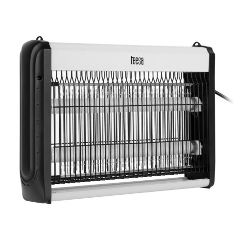 Lampa owadobójcza UV Teesa TSA0210, 20 W, 2 × 10 W, zasięg do 80 m², wyjmowana tacka