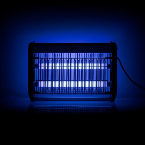 Lampa owadobójcza UV Teesa TSA0210, 20 W, 2 × 10 W, zasięg do 80 m², wyjmowana tacka