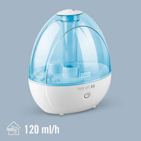 Nawilżacz ultradźwiękowy Teesa PURE LIFE 40 TSA8063, 1,8 l, 12 W, 2 tryby, do 120 ml/h