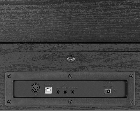 Pianino cyfrowe Krüger&Matz KMDP-45P-BK, czarne, z nogami podstawy, 88 klawiszy i 192 głosy