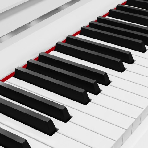 Pianino cyfrowe Krüger&Matz KMDP-755-WH, białe, 88 klawiszy, 256 głosów, 3 pedały i Bluetooth