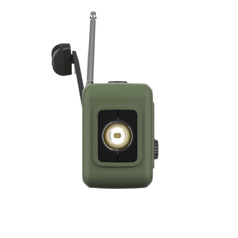 Radio solarne Krüger&Matz KM0835 AM/FM, powerbank 2000 mAh, dynamo, latarka i SOS